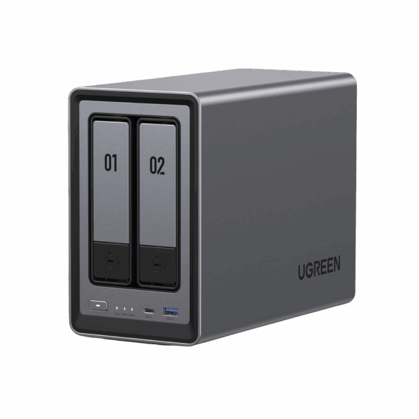 NASync DXP2800 | Intel N100, 8GB DDR5, 2 Bahías SATA