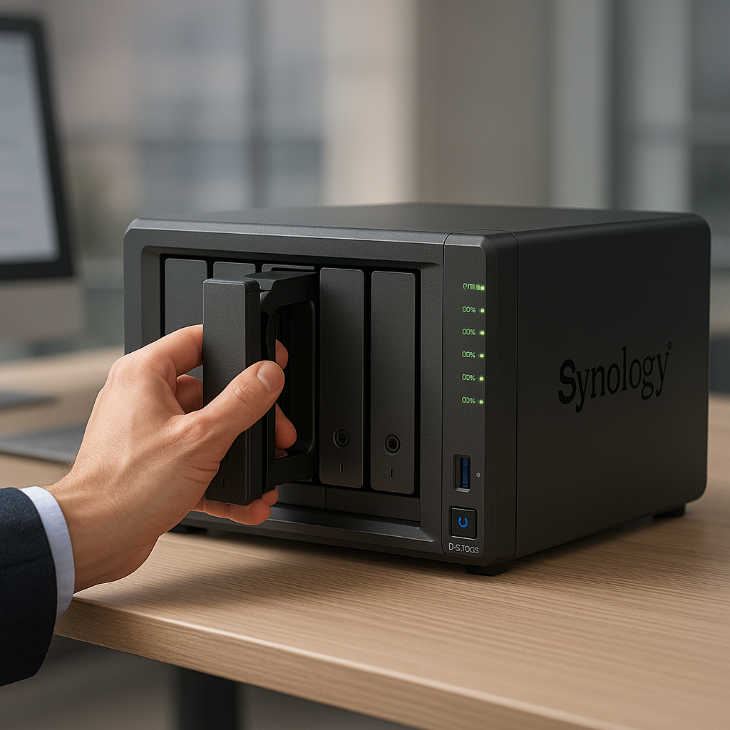 SYNOLOGY_DS1525PLUS_equipo_en_uso