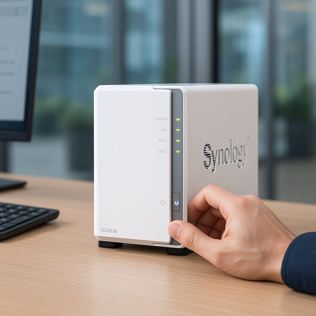 SYNOLOGY_DS223J_equipo_en_uso