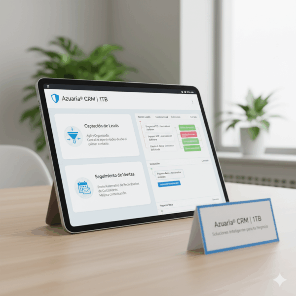 Azuaria® CRM | 1TB [] Captación de leads ágil y organizad