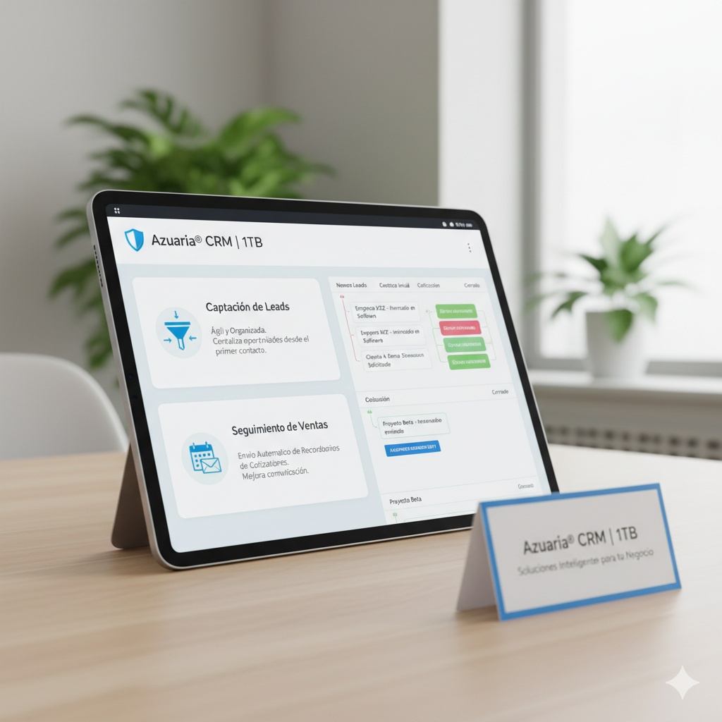 Azuaria® CRM | 1TB [] Captación de leads ágil y organizad