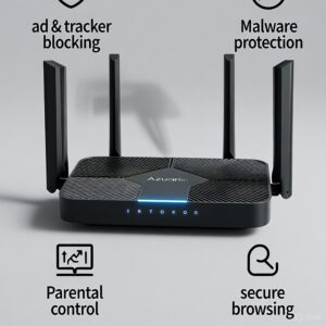 azuaria Router Mesh 15-35 Dispositivos | Filtrado de Contenido