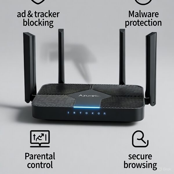 azuaria Router Mesh 15-35 Dispositivos | Filtrado de Contenido