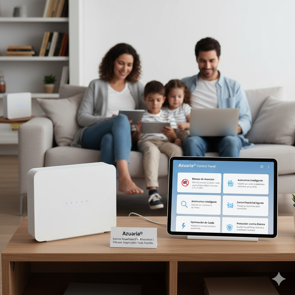 azuaria Router Mesh 50 - 100 Dispositivos | Filtrado de Contenido